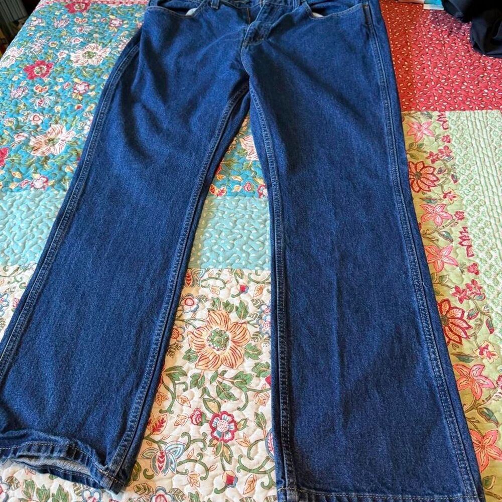 Unbranded Men's Navy and Blue Jeans